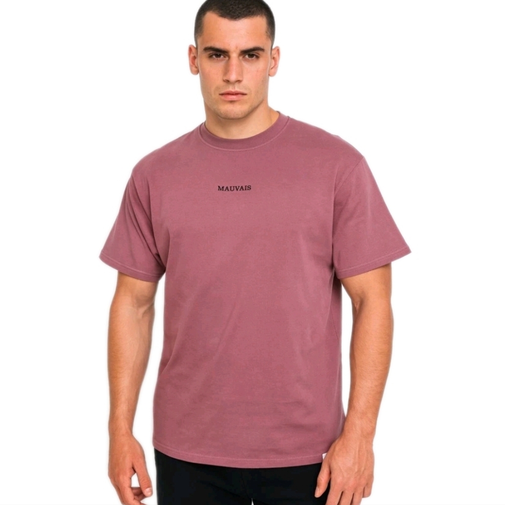 Mauvais Men's Short Sleeve Tee - Mauve